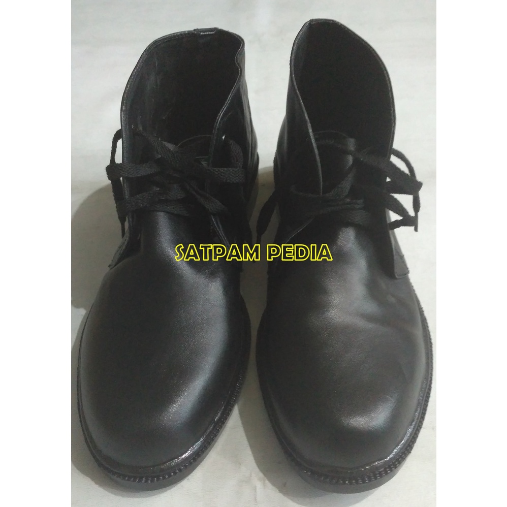 Sepatu PDH Tali Matte - Sepatu Kulit Tali Matte