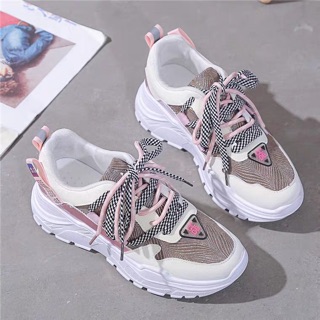  Sepatu  Sneakers Wanita  Hologram Import Olahraga 2021  