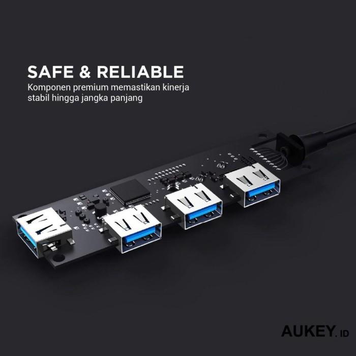 Aukey Type C Hub Unity Slim 4 Port USB 3.0 - 500580 / 501756 - CB-C64