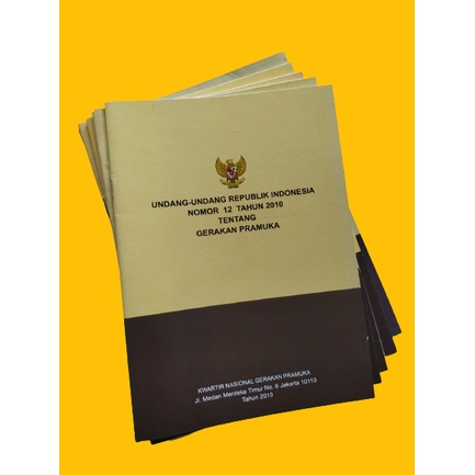 

Buku UU Gerakan Pramuka