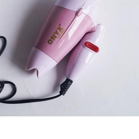 ☻ Hair Dryer Lipat Onyx OX-662 HairDryer Mini Rambut 500 Watt Alat Pengering Travelling Low Kecil ✈