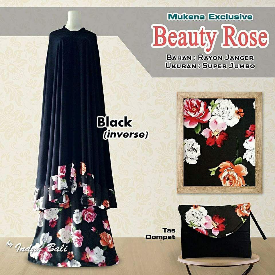 MUKENA BEAUTY ROSE INVERSE