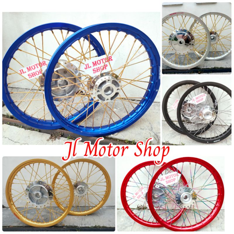 Paketan Velg Jari Jari VIXION New / Old Jupiter MX King New Jupiter Z MX OLD MX NEW SUPRA 125 REVO KARISMA BLADE TIGER Megapro Gl Pro CB150 R CBR 150 R DLL