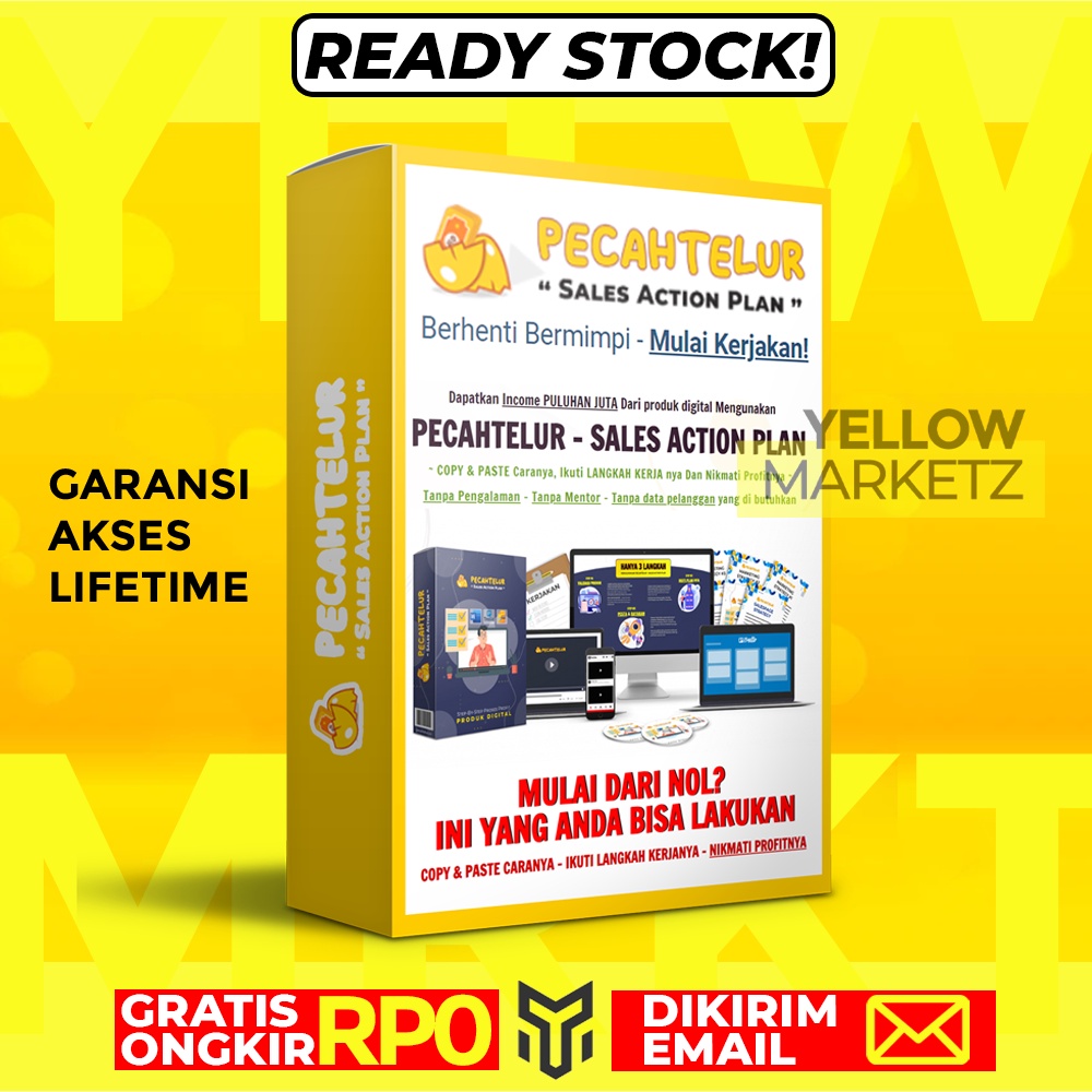 PECAH TELUR Sales Action Plan Strategi Berjualan Produk Digital