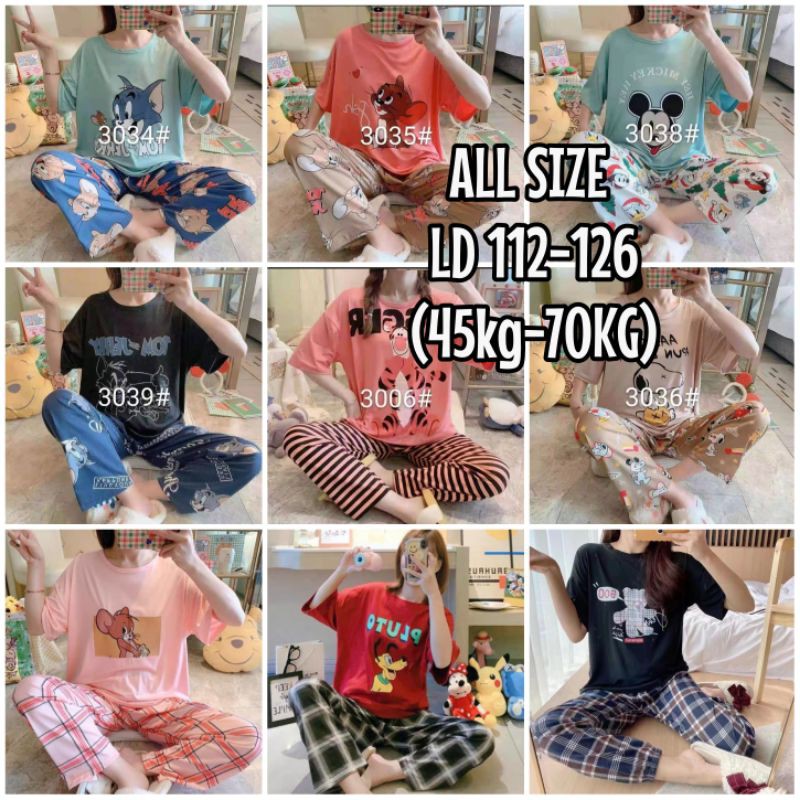 Piyama wanita import cp /fashion wanita/ baju tidur murah C10,17