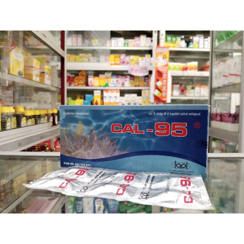 CAL-95 TABLET 1 STRIP @6 KAPLET | SUPLEMEN TULANG - ED 01/2025