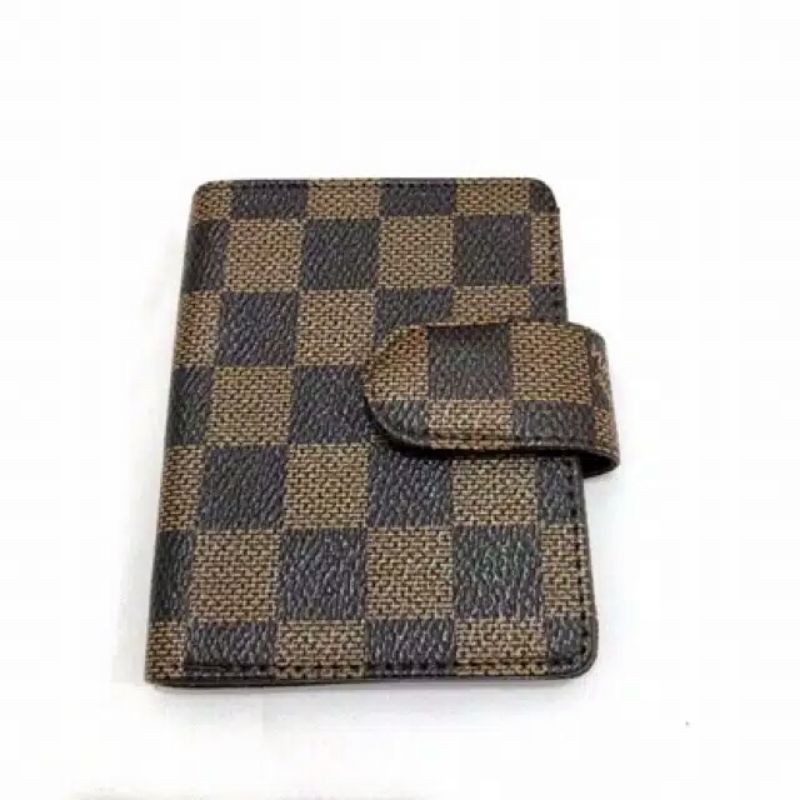 Dompet Kartu Mono Damier 14 Slot ada Slot Uang Kertas Motif Terlaris