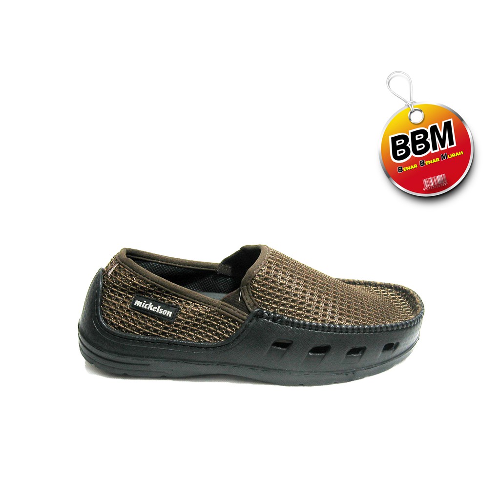 ARDILES MICKELSON MCLAREN- SEPATU PRIA SLIP ON - coklat