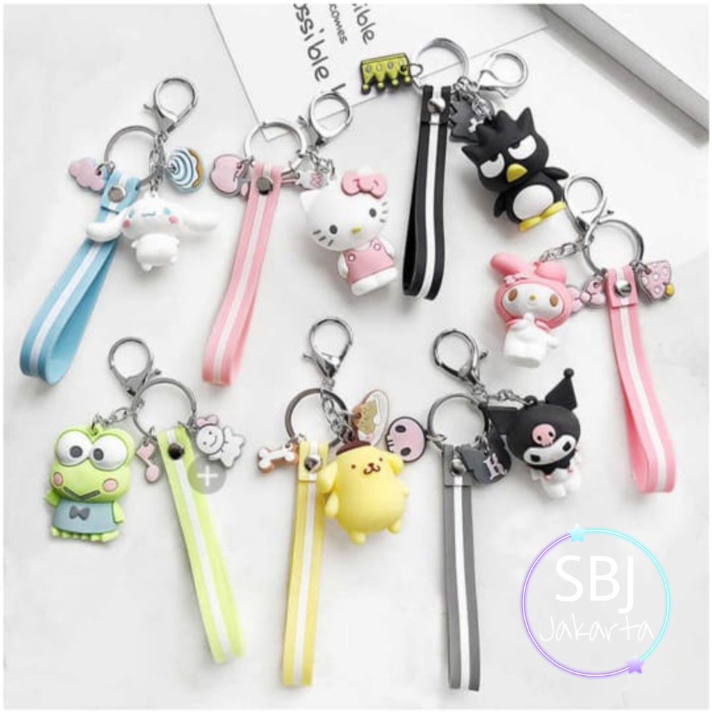 Gantungan Kunci Keychain gift souvenir unik karakter SANRIO