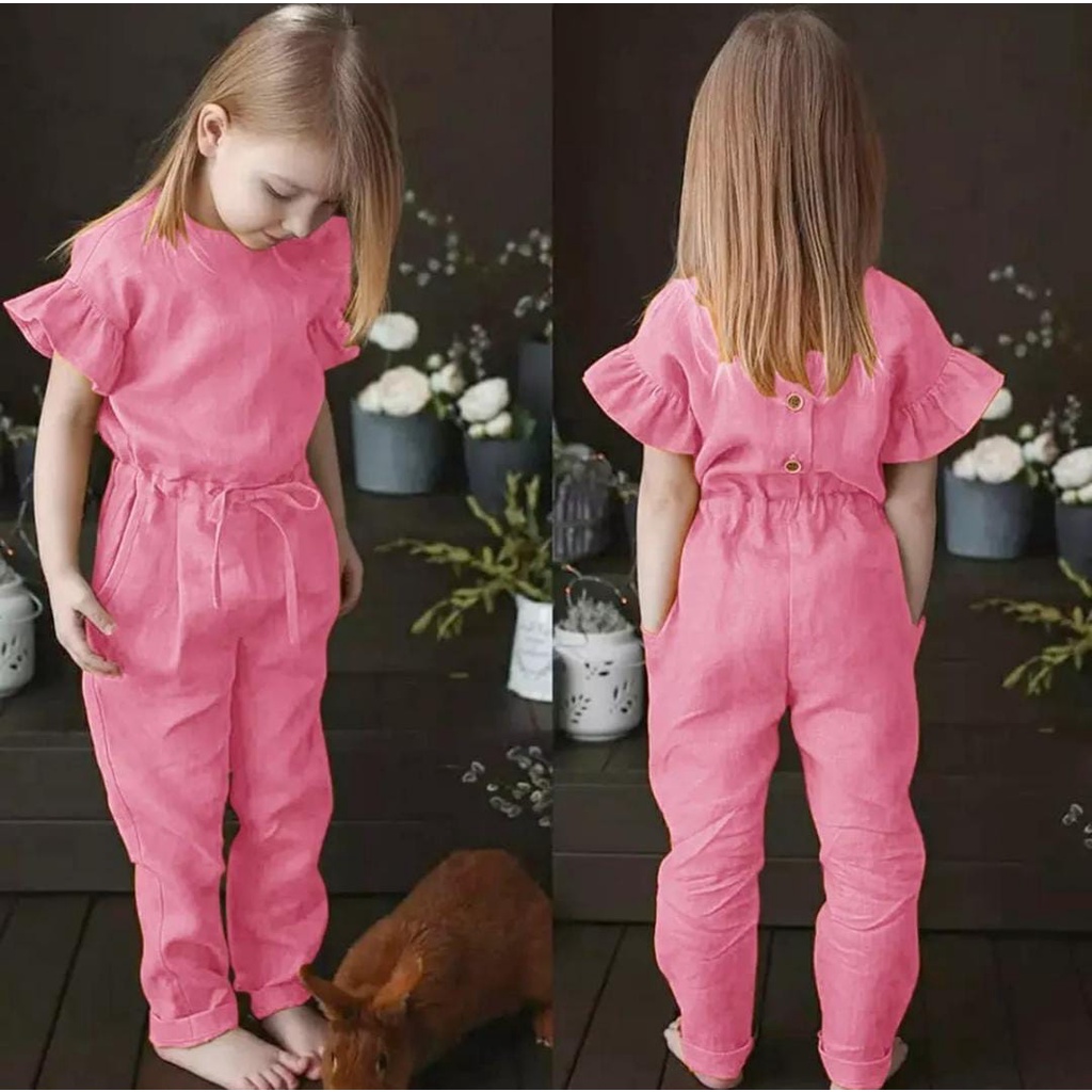 Jumsuit anak perempuan Jumsuit ilbe kids anak perempuan Setelan anak perempuan Baju anak perempuan 2-10 Tahun