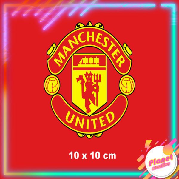 

Stiker MANCHESTER UNITED MU cutting sticker 10 x 10 cm
