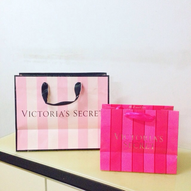 VS Victoria Secret Original Paperbag Branded Paper bag | Shopee Indonesia