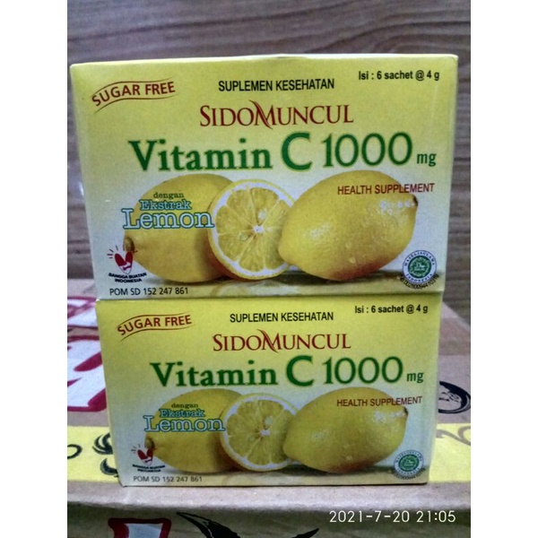 Vitamin C 1000mg Sidomuncul