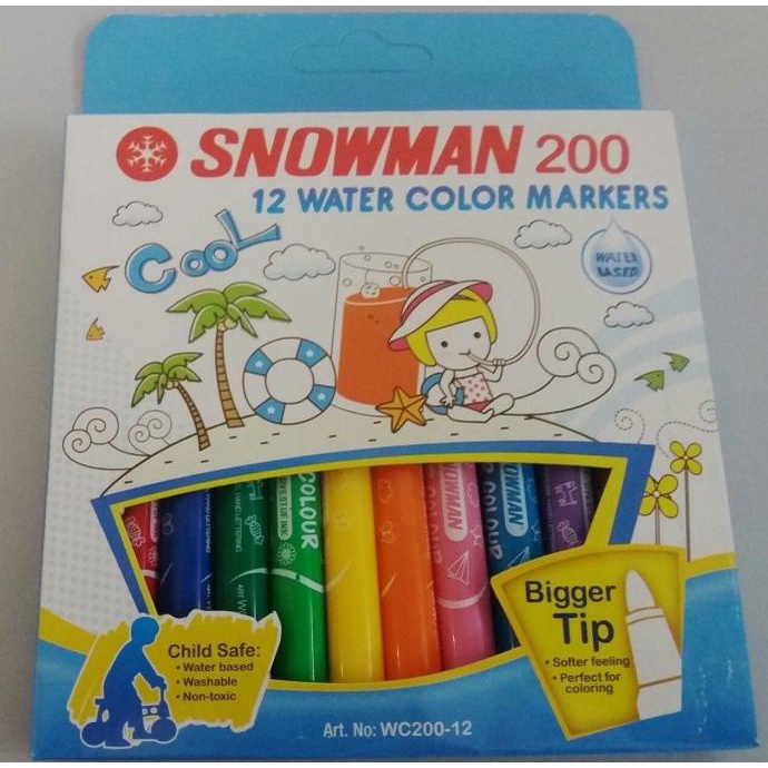 

Ready oke] water colour marker wc-200-12 / cat warna / cat air / cat air anak