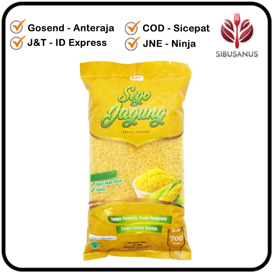

Sego Jagung Nasi Jagung 700 Gram