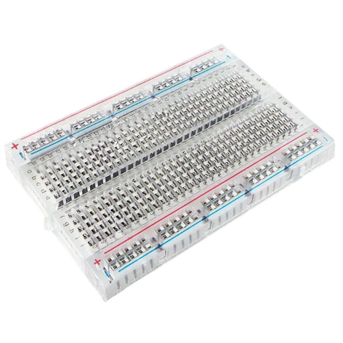 

Transparent Breadboard 400 hole protoboard Transparan solderless