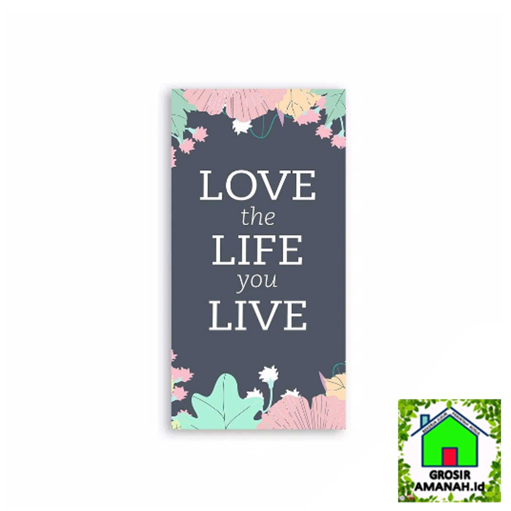 grosiramanah - wall decor hiasan dinding pajangan kamar quote terbaru 20x30 cm design free bahan mdf