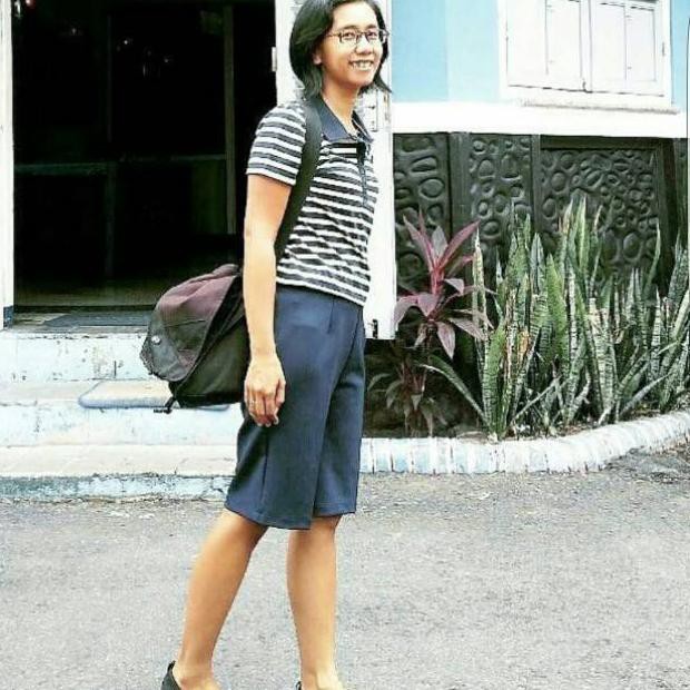  Ramayana  CELANA  pendek kantong karet santai wanita busui 
