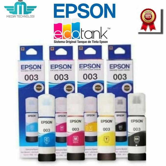 Tinta Epson 003 Original Reffil Ink Printer L3210-L3250-L5290
