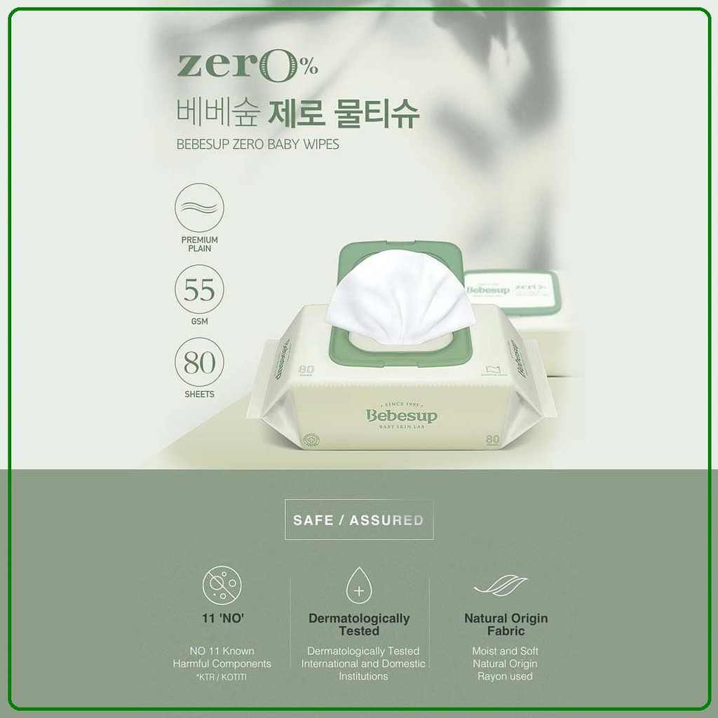 Bebesup Baby Skin Lab Zero (80sheets)