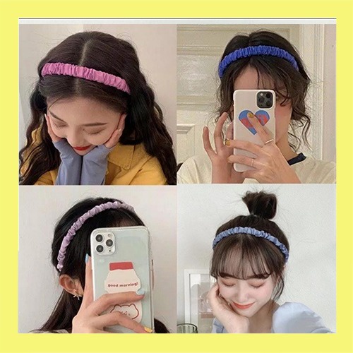 Bando Scrunchie Model Korea Premium Bando Korea Colorfull Headband Harga 1Pcs