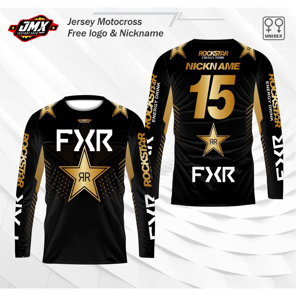 jersey motocross fxr terbaru free custom nama dan nomor