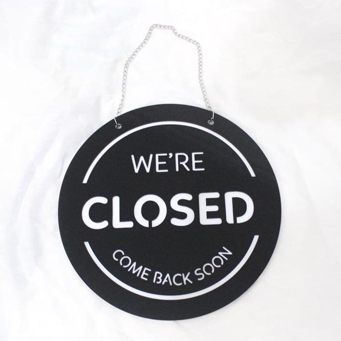 

Acrylic Signage - Open Closed helloto99 Ayo Order