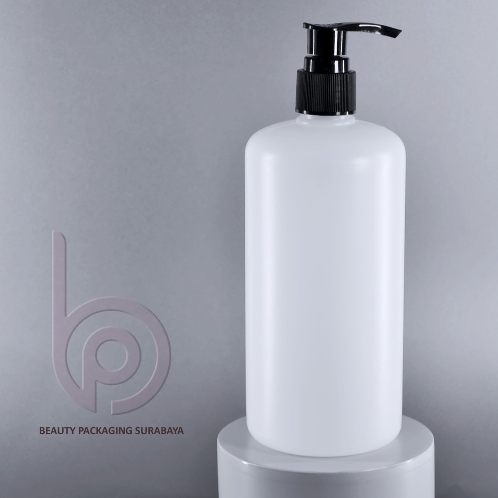 Botol Plastik PET 500ml HDPE Putih Transparan Tutup Pump Lotion