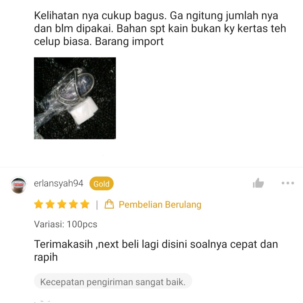 100pcs Kantong Teh Celup Kosong Teabag Herbal || Perlengkapan Dapur Rumah Barang Unik Murah Lucu - T110-3
