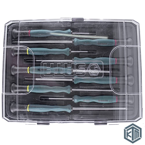 Obeng Kecil 9 pcs Precision Screwdriver Set 09316 Sata Tools