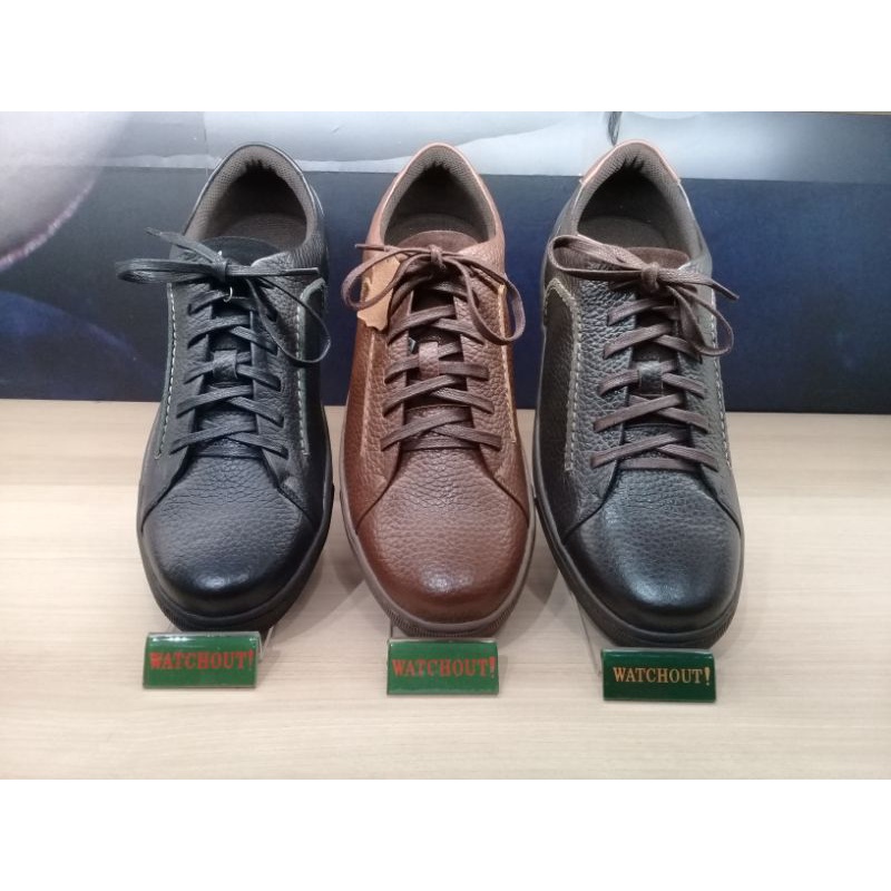 WATCHOUT WV40005 SEPATU FULL KULIT ORIGINAL