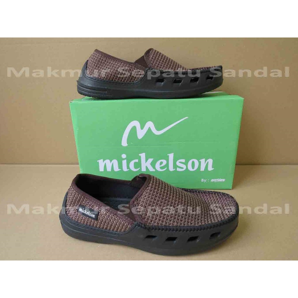 Sepatu Slip On Pria - Ardiles Mickelson AM Johnson - Coklat