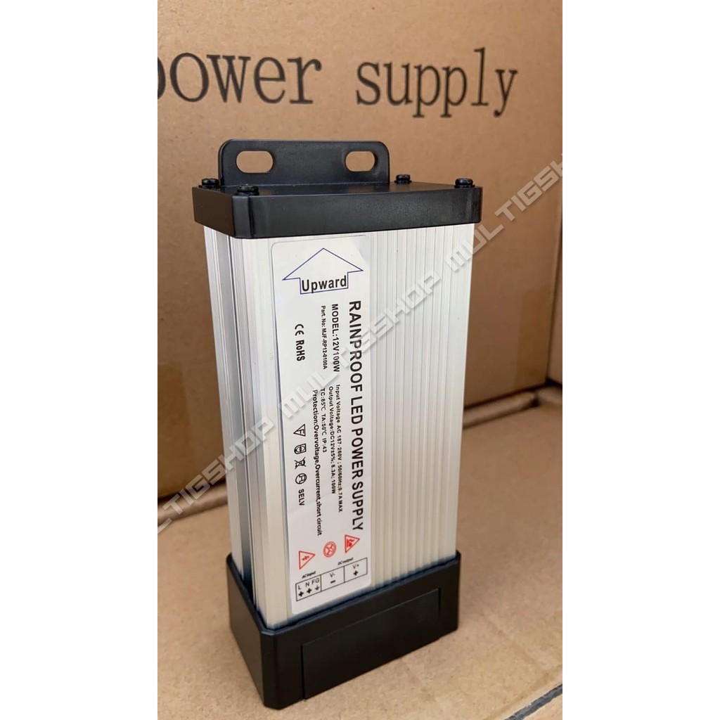 Rainproof LED Power Supply Switching 12V 8.3A 100W