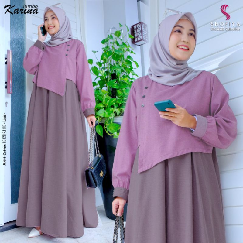 (RESTOCK)GAMiS WANITA DRESS OOTD//PAMELA//ANIQA//KARINA/FARHAH BY SHOFIYA BIG SIZE