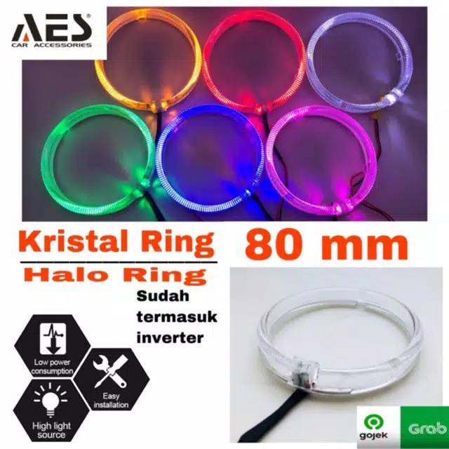 ANGEL EYE KRISTAL 80 MM AES AE LED KRISTAL RING PROJIE
