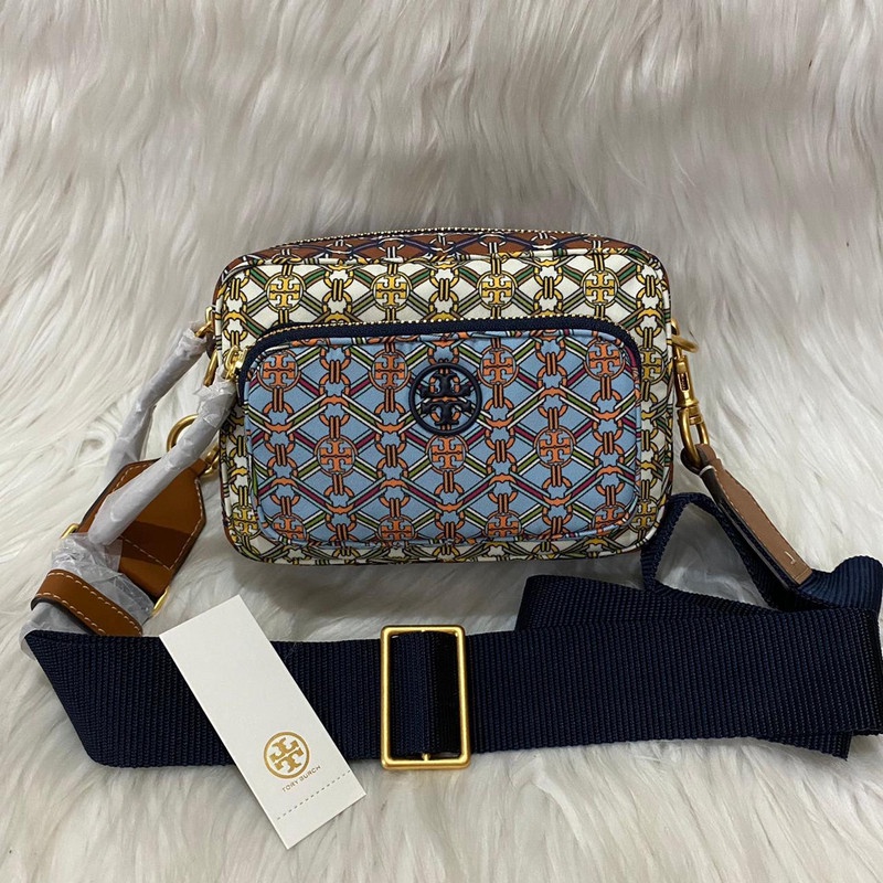 tas tory burch piper printed mini bag gemini medallion ribbon
