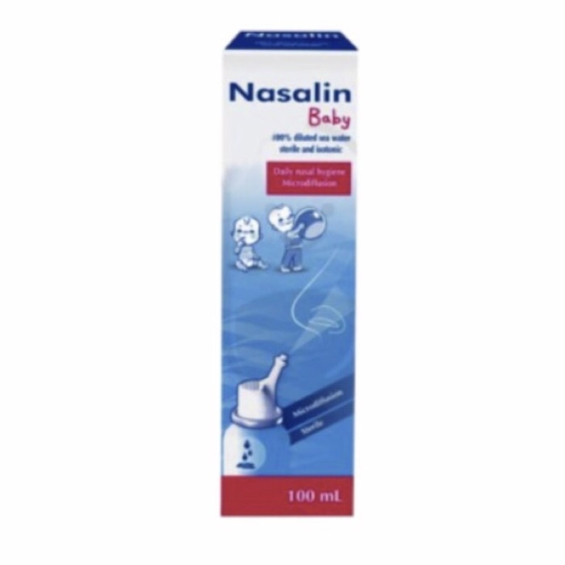 Nasalin baby spray 100 ml ( semprot pelega hidung tersumbat bayi )