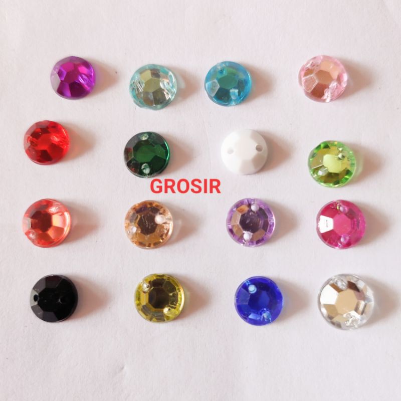 GROSIR DIAMOND BULAT TAIWAN 8MM 500PCS