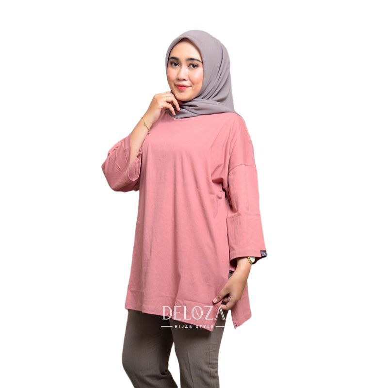 KAOS OVERSIZE WANITA PREMIUM QUALITY TRENDY COMBED ORI