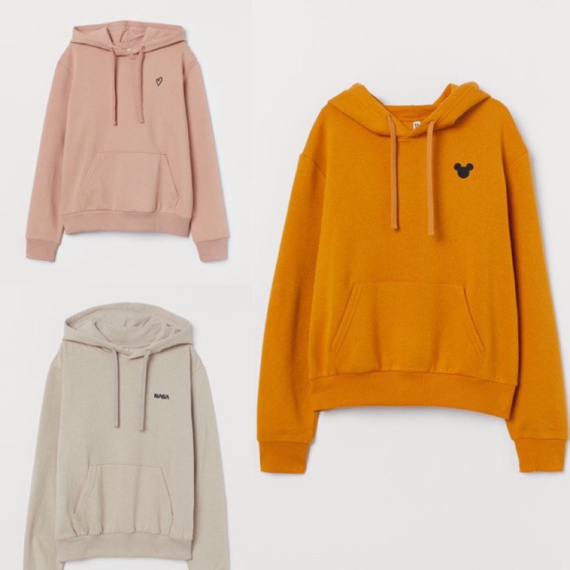 h and m orange hoodie