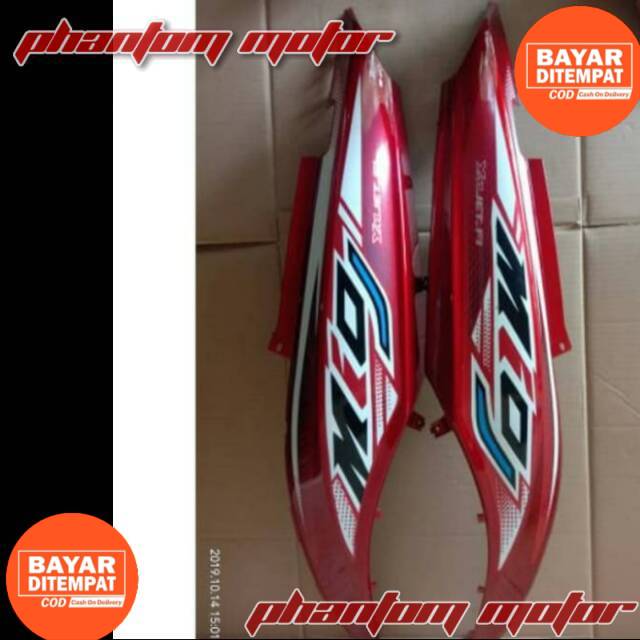 Cover body samping mio j merah