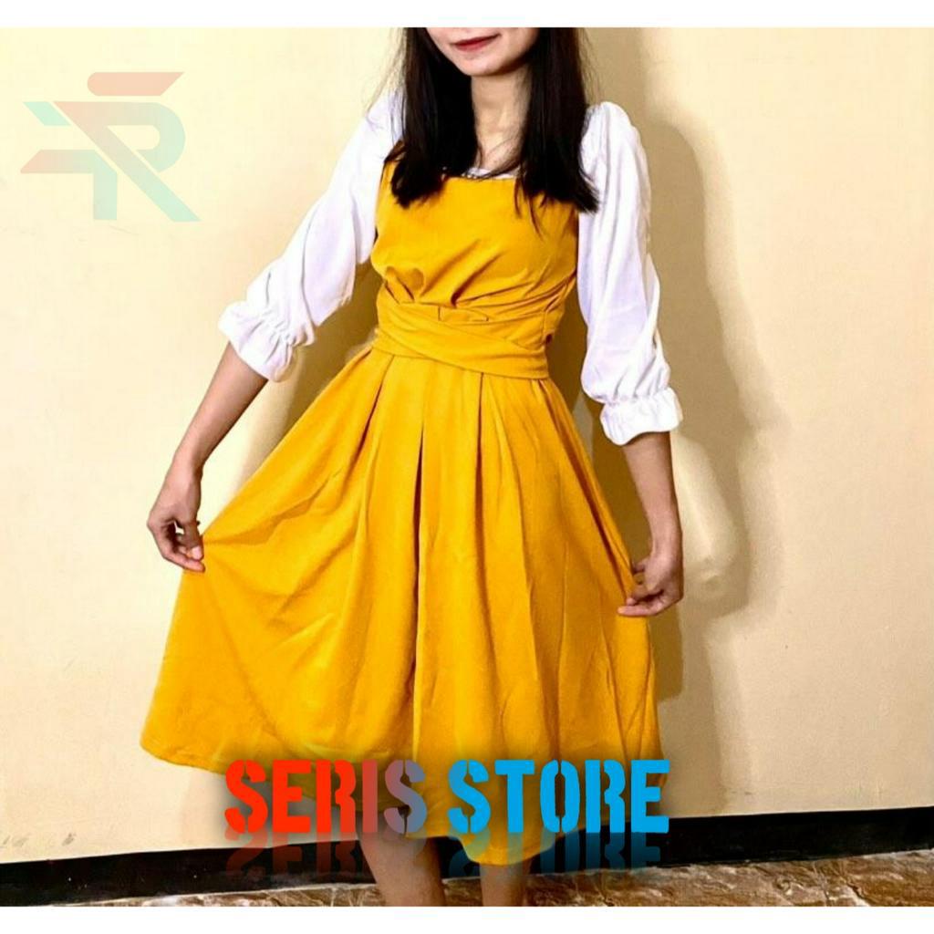 glize dress korea style/ gaya Korea leher persegi jahitan rok panjang/Pakaian korea/baju korea/dress middi korea/ baju wanita termurah/glize dress/dress korea/ korea dress//DRESS KOREA STYLE/ KOREAN DRESS/ DRESS WANITA KEKINIAN KOREA DRESS/BAJU KOREA/