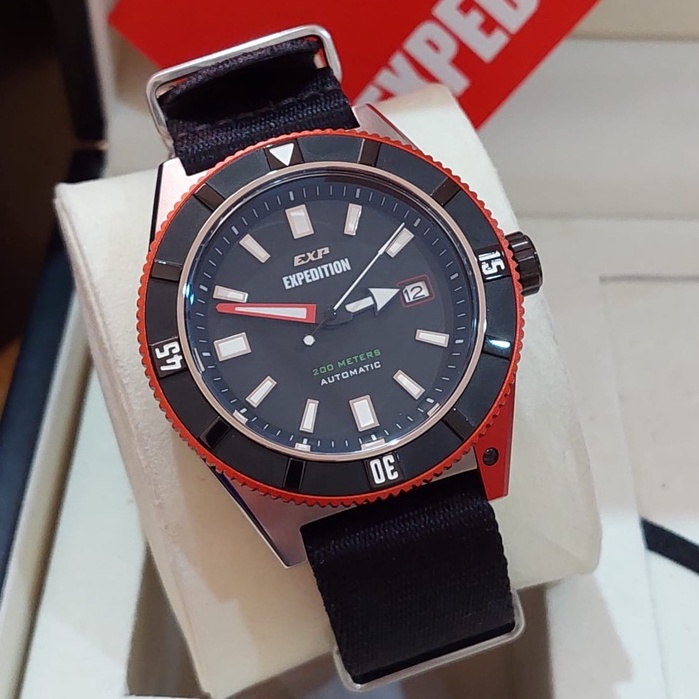 JAM TANGAN PRIA EXPEDITION EXP 6819 / E6819 DIVER AUTOMATIC ORIGINAL GARANSI RESMI 1 TAHUN