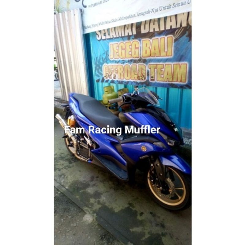 Leher Leheran Cobra Aerox Connected Knalpot Model Corong Fam Inlet 50