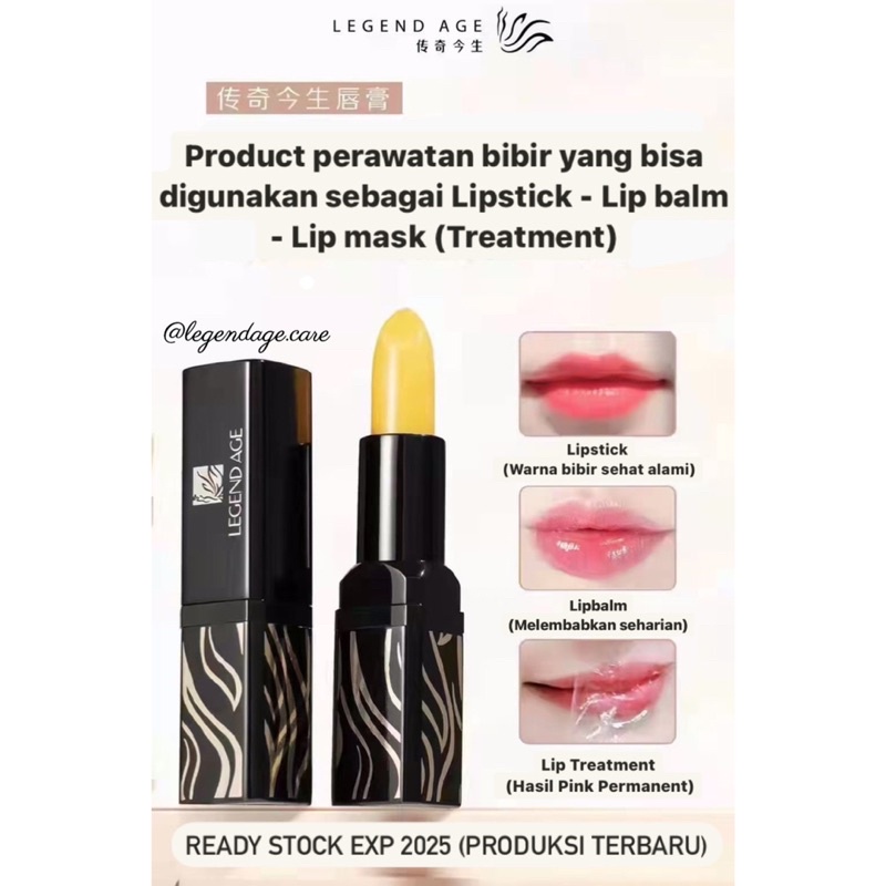 LEGEND AGE VITAMIN PENCERAH &amp; PELEMBAB BIBIR ORIGINAL 100%