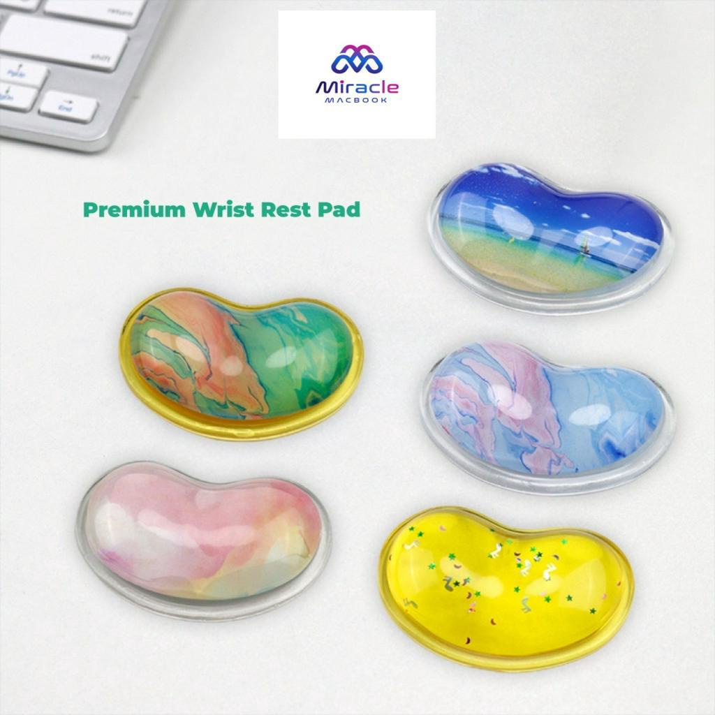 Mousepad Mouse Wrist Pad Rest Jelly Comfort Silicone Transparent Gel Antislip Original