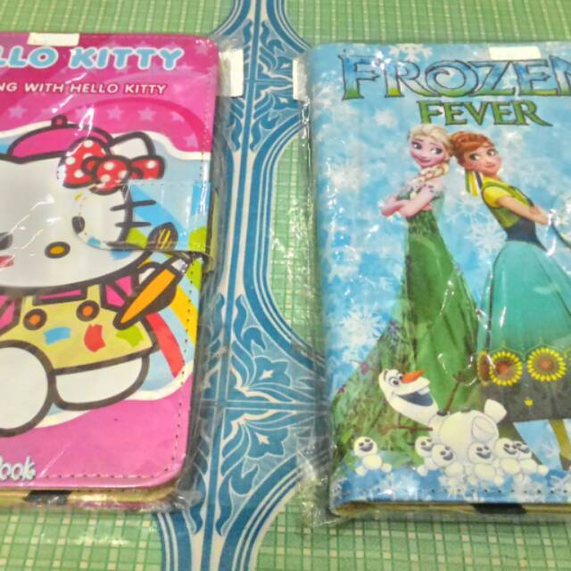 Sarung Tab 7 " Gbr hello kitty dan Frozen