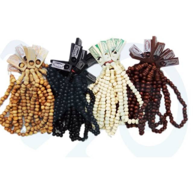 Tasbih kayu 33 butir Perkodi / 20pcs  / Tasbih Kayu / tasbih / oleh oleh haji dan umroh