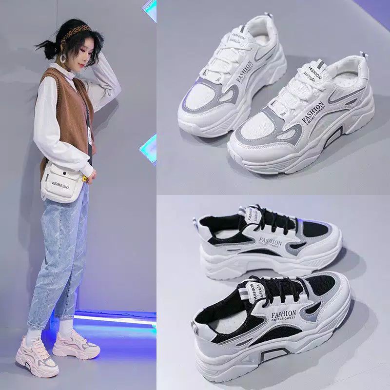 Sepatu Sneakers Wanita Hits Fashion Terbaru