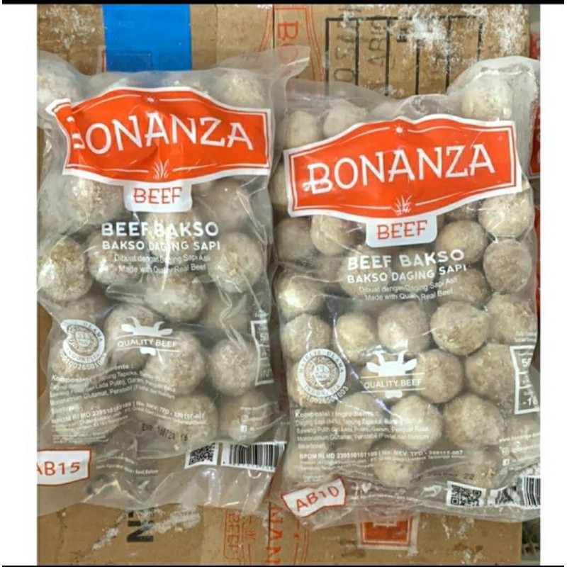 

Bonanza bakso daging sapi 500gr